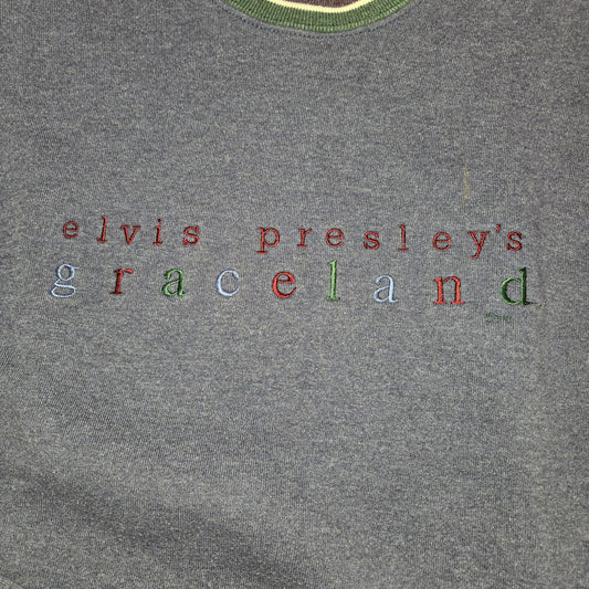 Greetings From Painted Past Destination Wear Elvis Presley Graceland Sweatshirts