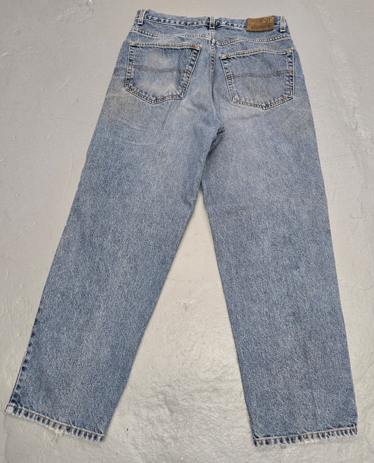 Vintage 90s 2000s Tommy Hilfiger Distressed baggy jeans sz 32x30