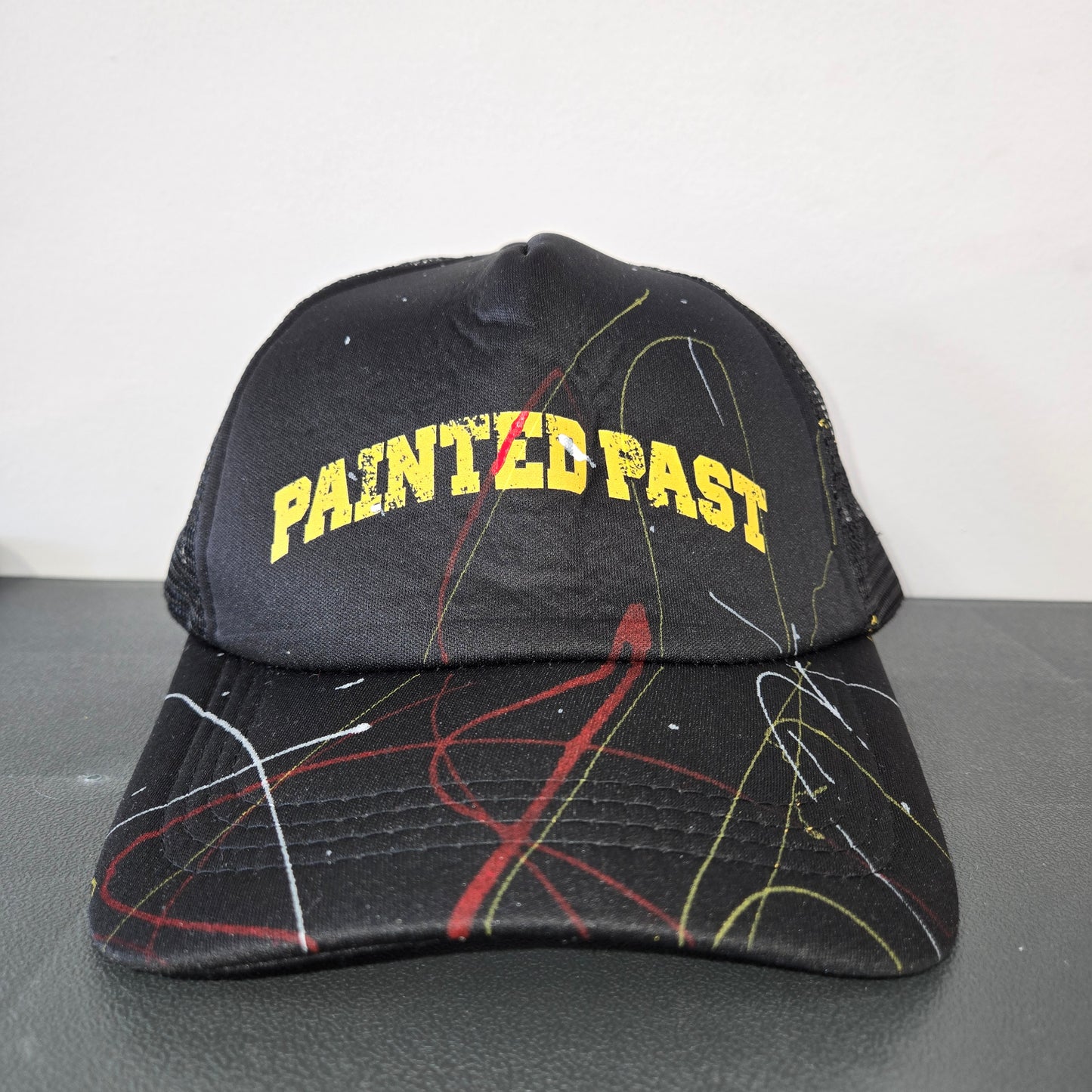 Painted Past painted trucker hat