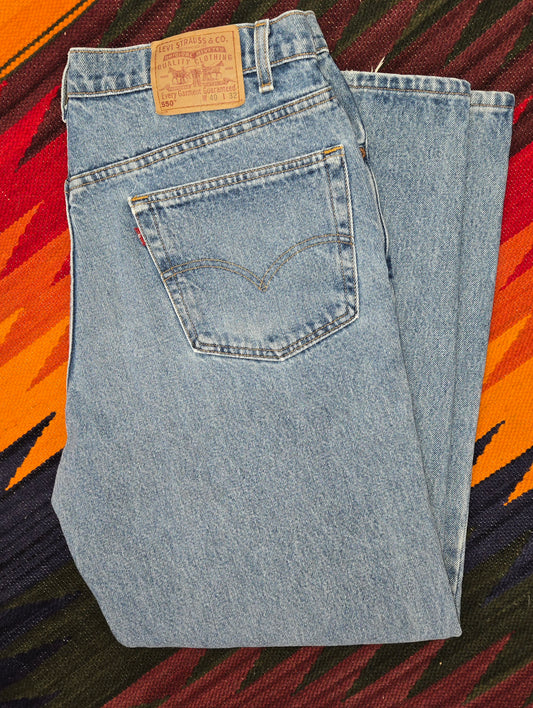 Vintage 1998 Levi's red tab 550 jeans sz 40x32 made in usa