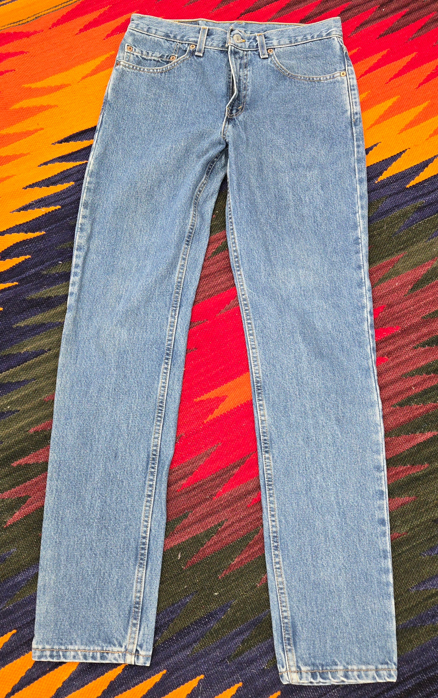 Vintage 1999 Levi's red tab 512 jeans sz 32x34 made in usa