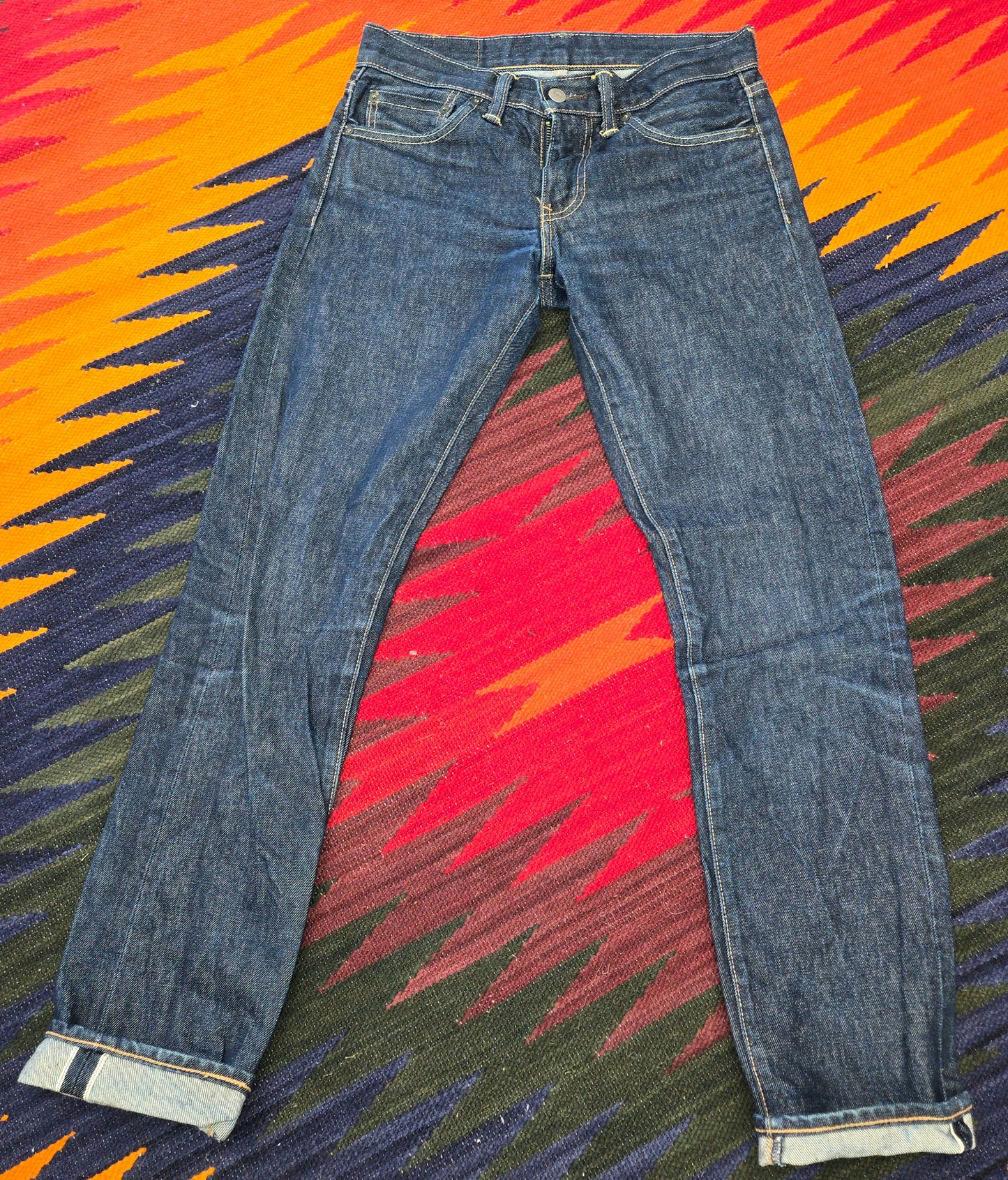 Vintage Levi's 511 red tab selvedge denim jeans sz 28x32
