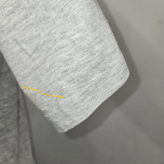 Painted Past Distressed Painted Collegiate T-shirt w/ Pocket sz L Heather gray melange