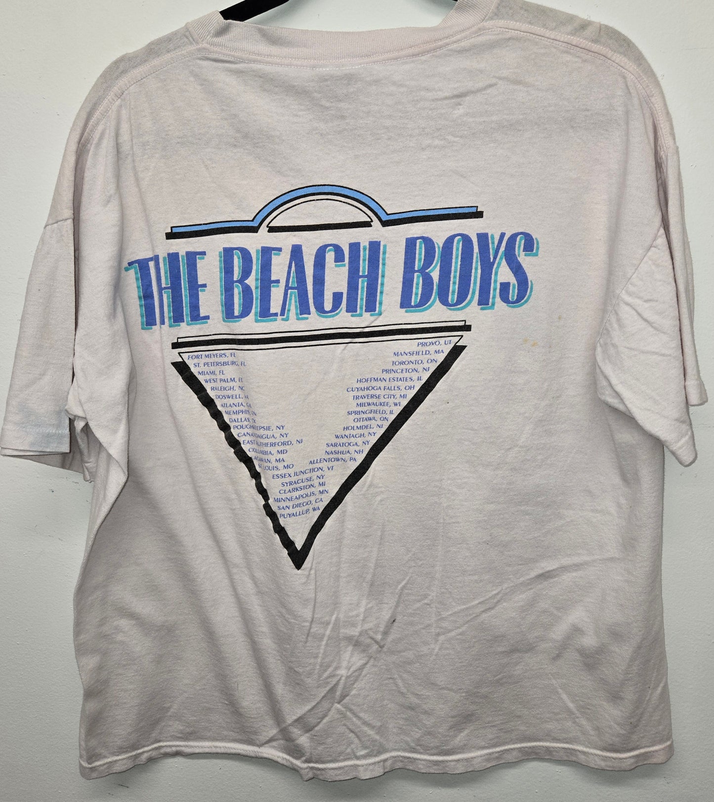 Vintage 1992 The Beach Boys 30th Anniversary tour rock band Tour T-shirt sz XL single stitch