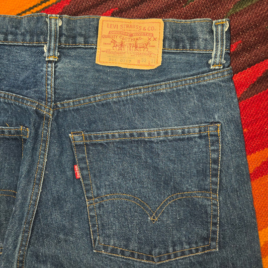 Vintage 1980s Levi's red tab 505-0217 jeans sz 33x31 made in usa