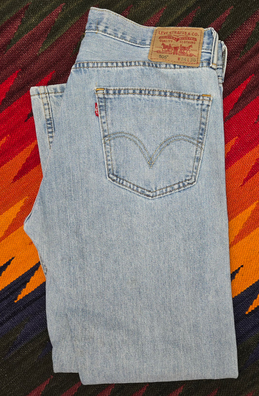 Vintage Levi's red tab 505 jeans sz 34x30