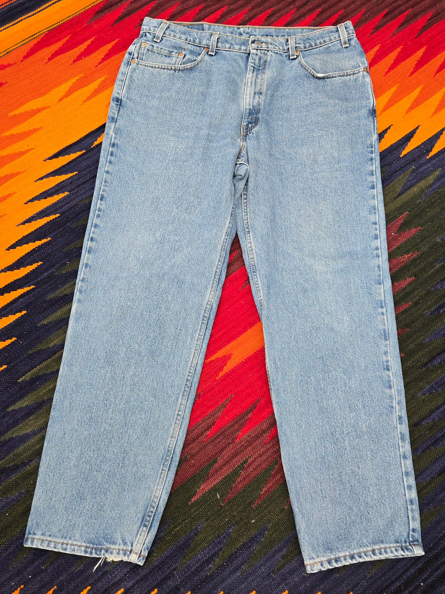 Vintage 1998 Levi's red tab 550 jeans sz 40x32 made in usa