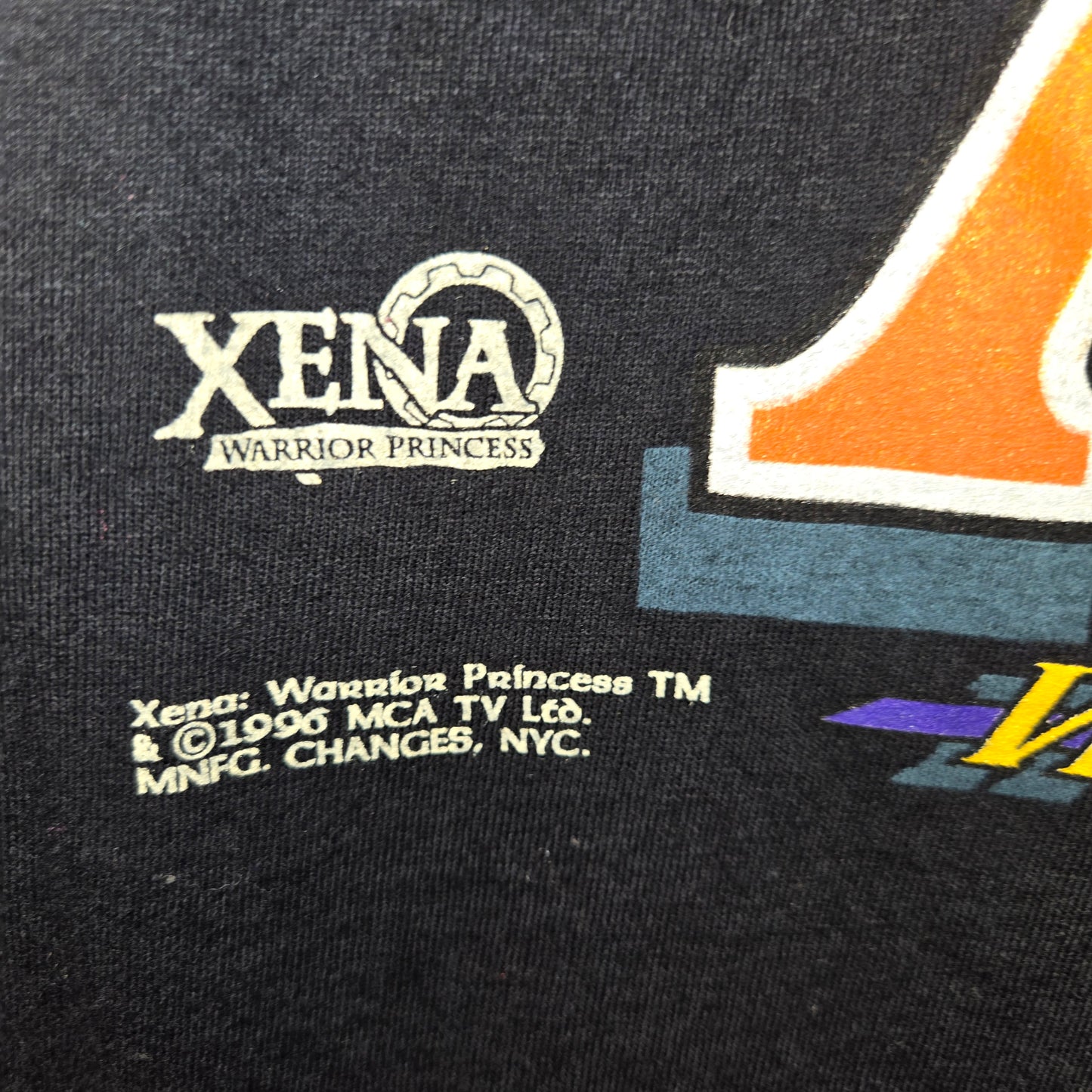 Vintage rare 1996 Xena Warrior Princess graphic t shirt sz L