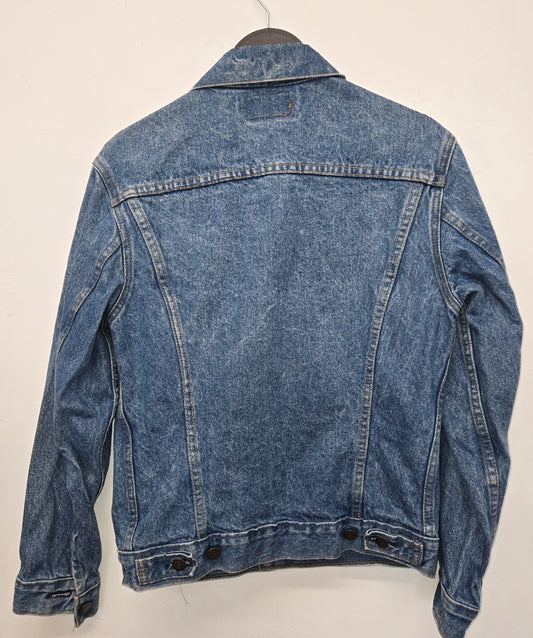 Vintage 1980s Levi's red tab 70506-0214 type III trucker denim jacket sz 36 small made in usa