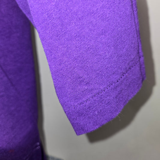 Painted Past Distressed Painted Collegiate T-shirt sz XL Faded purple