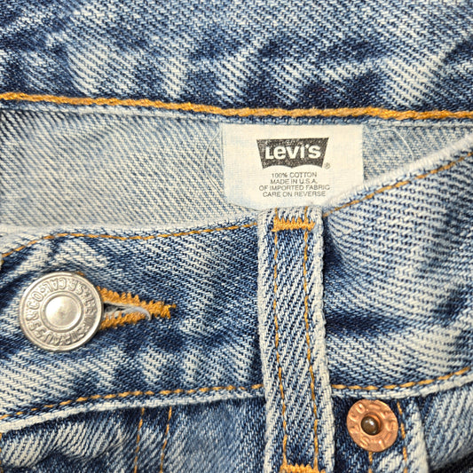 Vintage 2000 Levi's red tab 550 jeans sz 34x34 made in usa