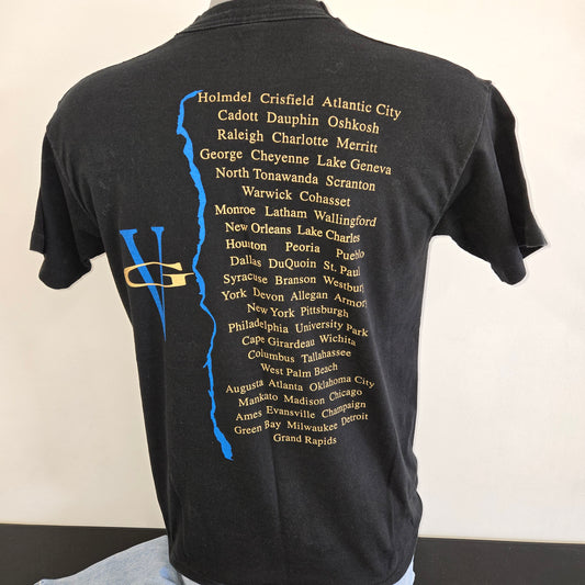 1990s Vince Gill Black single stitch Tour Band T-shirt size L