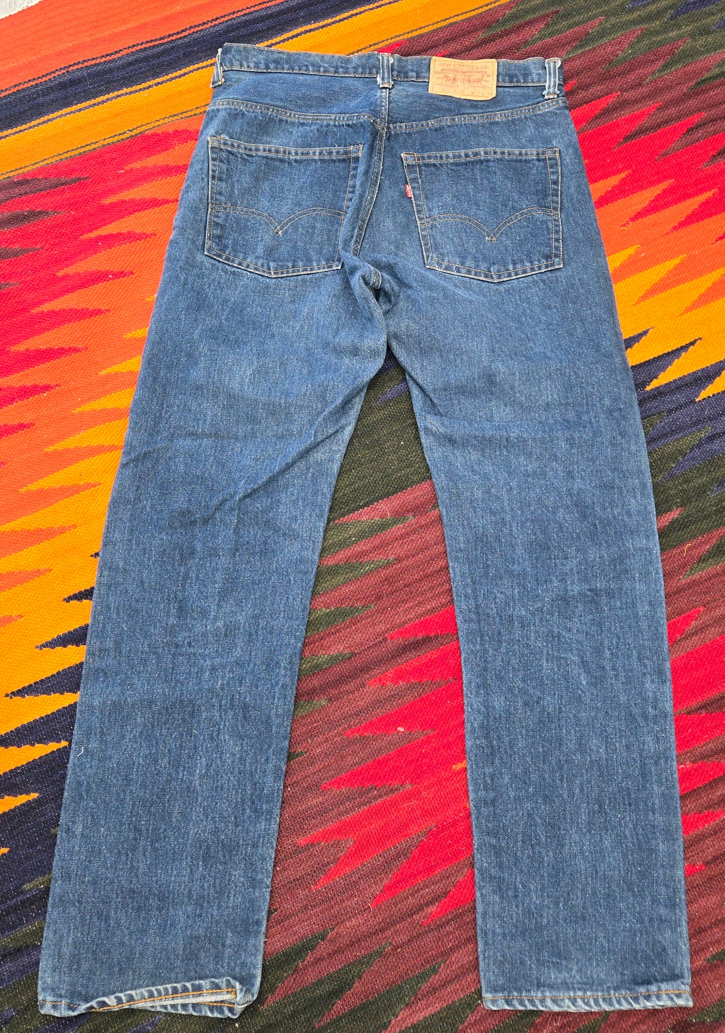 Vintage 1980s Levi's red tab 505-0217 jeans sz 33x31 made in usa
