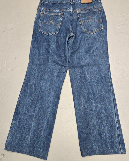 Vintage 1970s Polo Ralph Lauren straight leg jeans sz 32 made in Usa