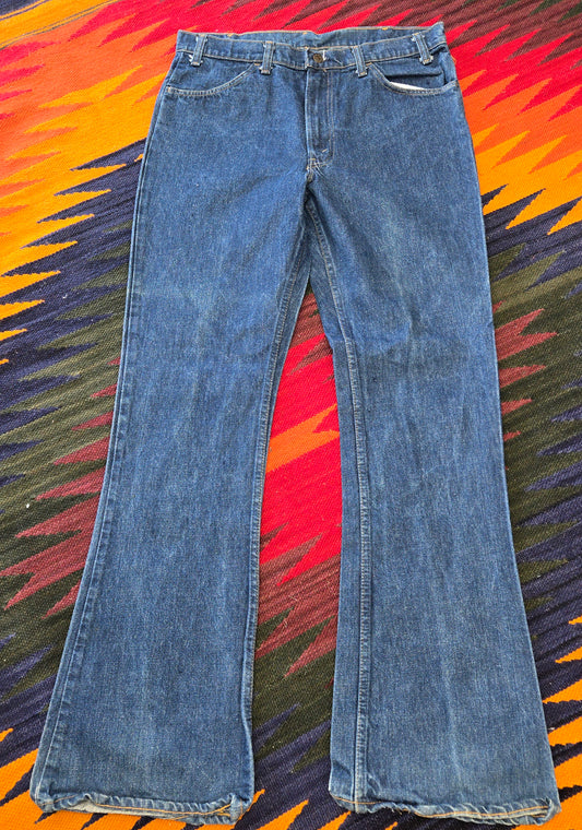 Vintage 1980 Levi's 646 orange tab jeans sz 36 made in usa
