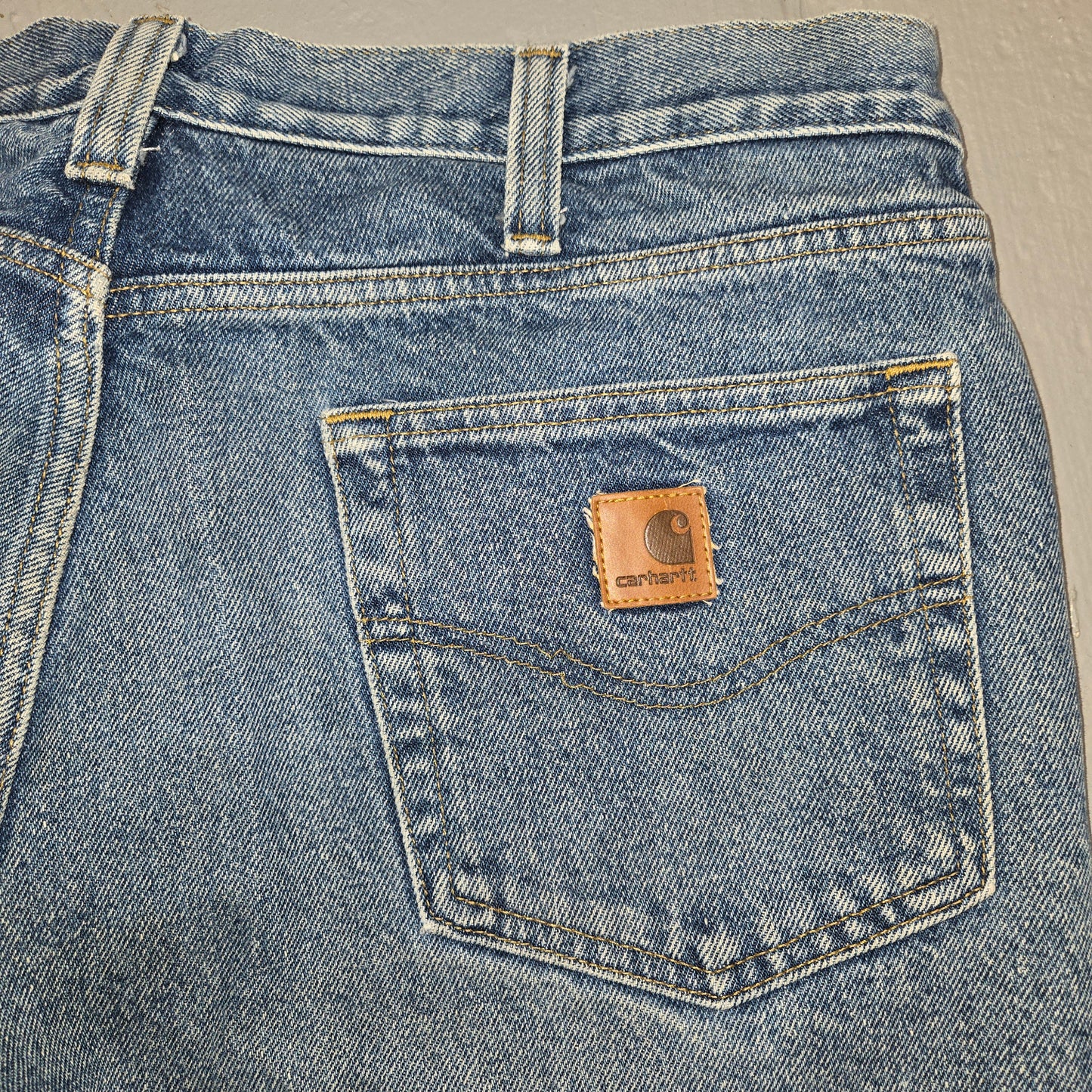 Vintage Carhartt Distressed classic fit jeans sz 34x28