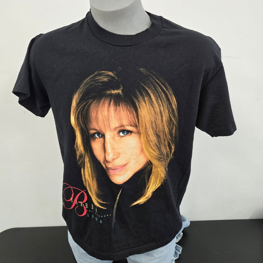 Vintage Barbra Striesand 1994 The Concert Rock Band T-shirt sz L