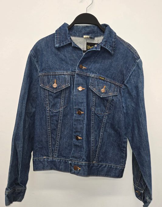 Vintage 1980s Wrangler type III "Goose" trucker denim jacket sz 36 small made in usa