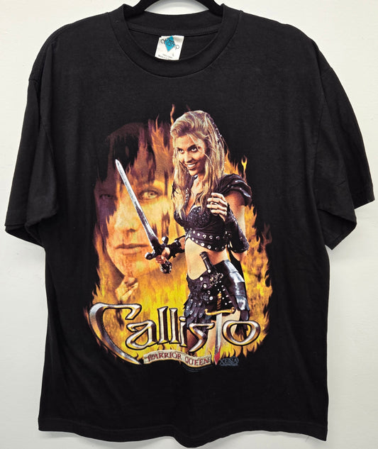 Vintage rare 1997 Xena Warrior Princess Callisto Warrior Queen graphic t shirt sz L