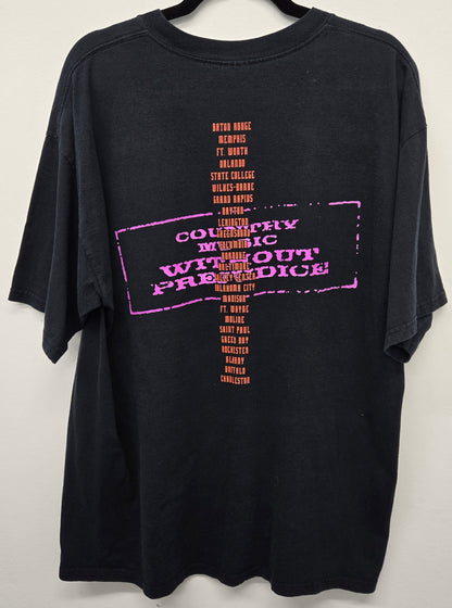 Vintage Big & Rich Country Music Without Prejudice tour rock band T-shirt sz XL