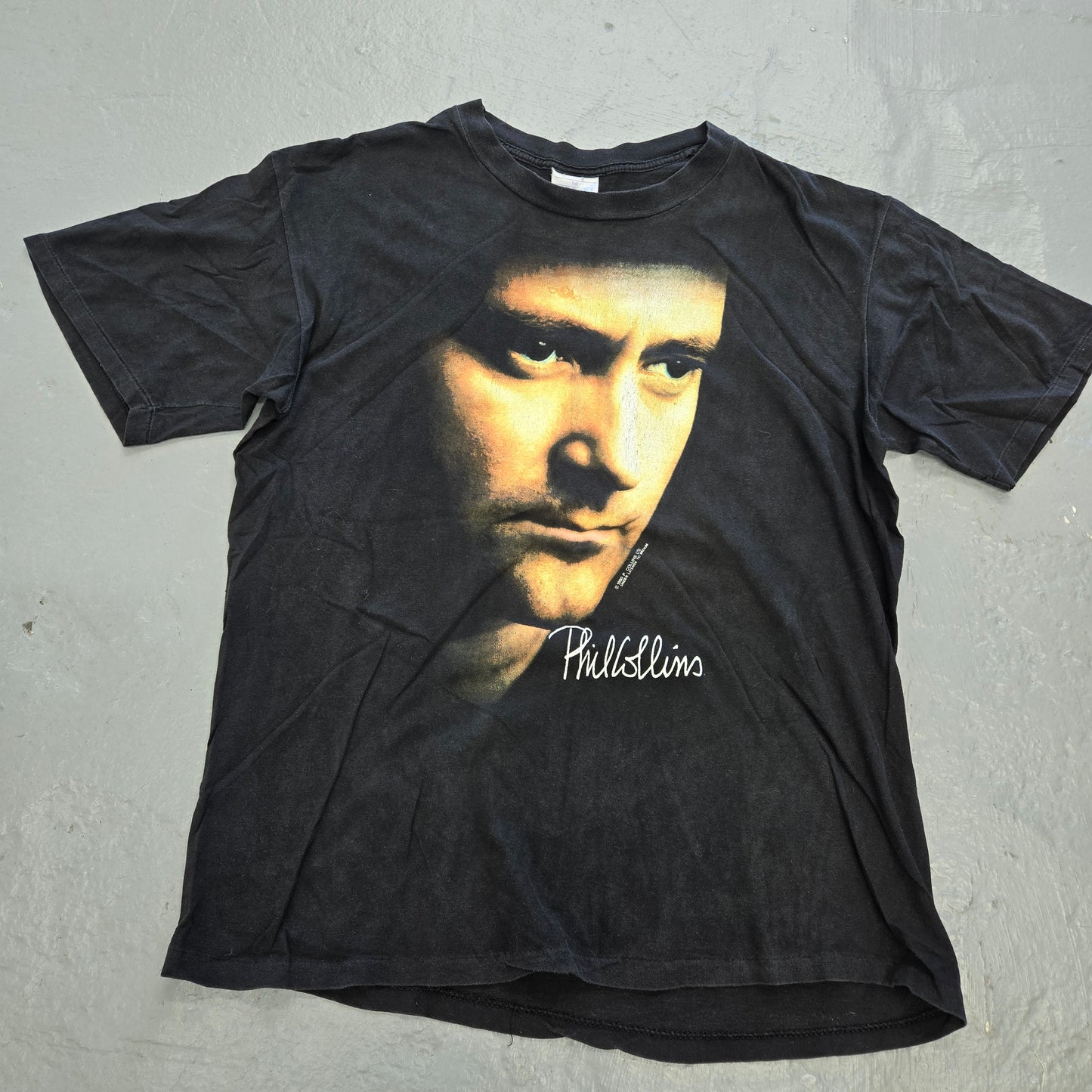 Vintage 1990 Phil Collins World Tour  Band T-shirt