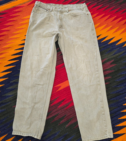 Vintage 1998 Levi's 550 red tab relaxed jeans sz 38x32 made in usa