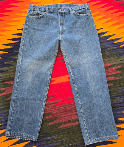 Vintage 1980 Levi's orange tab 505-0217 jeans sz 38 made in usa