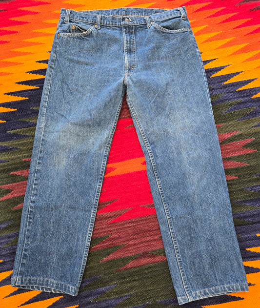 Vintage 1980 Levi's orange tab 505-0217 jeans sz 38 made in usa