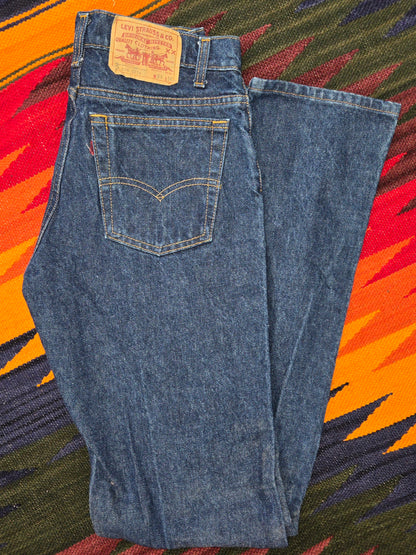 Vintage 1986 Levi's 606 red tab jeans sz 29x36 made in usa