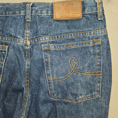 Vintage 1970s Polo Ralph Lauren straight leg jeans sz 32 made in Usa
