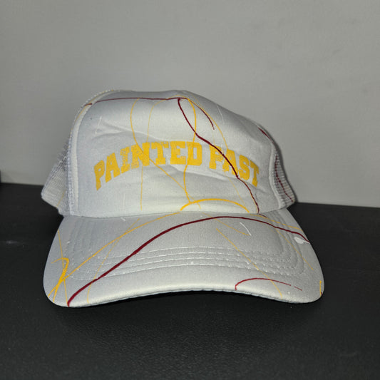Painted Past painted trucker hat