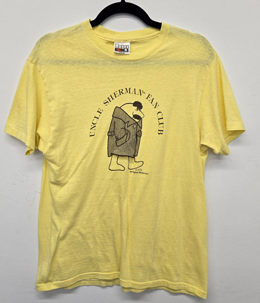 Rare vintage 1976 Uncle Sherman fan club flasher t shirt sz L