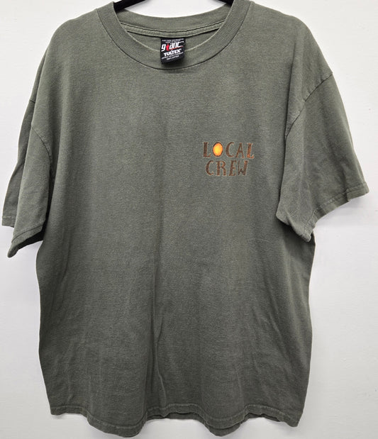 Vintage Giant Jimmy Buffett Beach House on the Moon local crew rock band Tour T-shirt sz XL