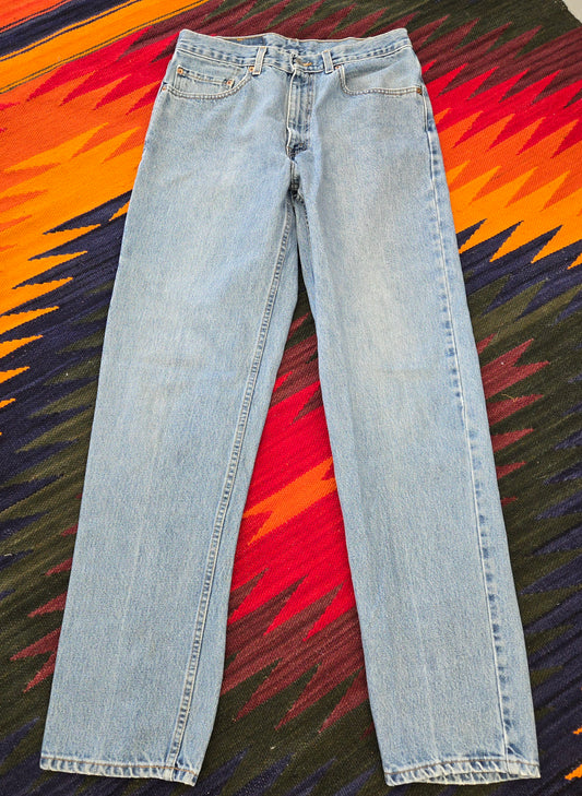 Vintage 2000 Levi's red tab 550 jeans sz 34x34 made in usa