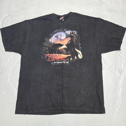 Vintage Harley-Davidson Highway Eagle black Daytona T-shirt sz XXL