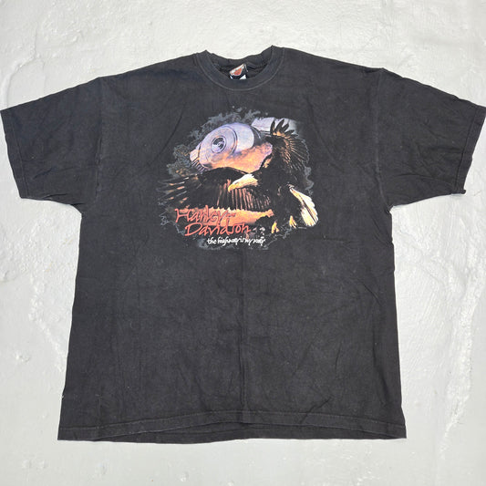 Vintage Harley-Davidson Highway Eagle black Daytona T-shirt sz XXL