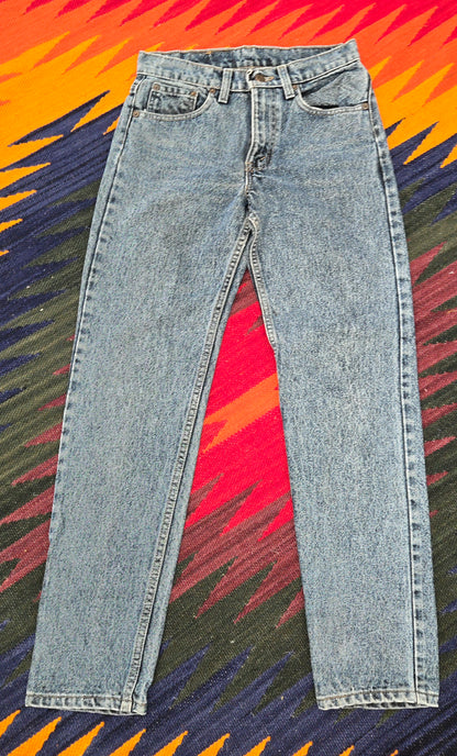 Vintage 1986 Levi's 512 red tab jeans sz 28x30 made in usa