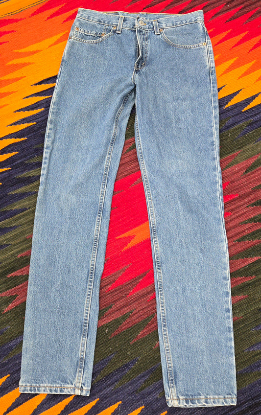 Vintage 1999 Levi's red tab 512 jeans sz 32x34 made in usa