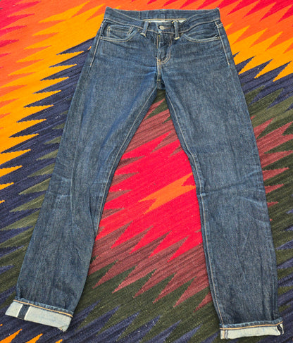 Vintage Levi's 511 red tab selvedge denim jeans sz 28x32