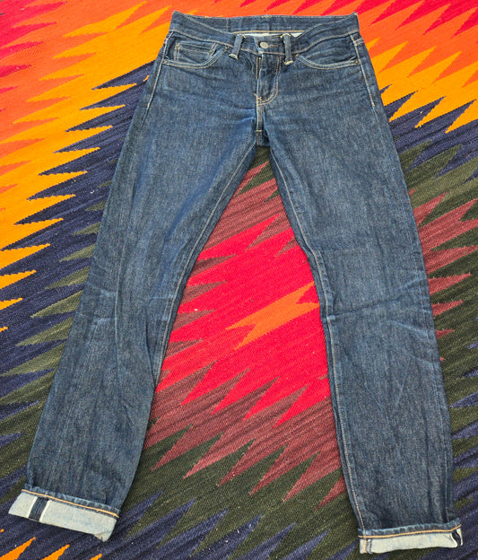 Vintage Levi's 511 red tab selvedge denim jeans sz 28x32