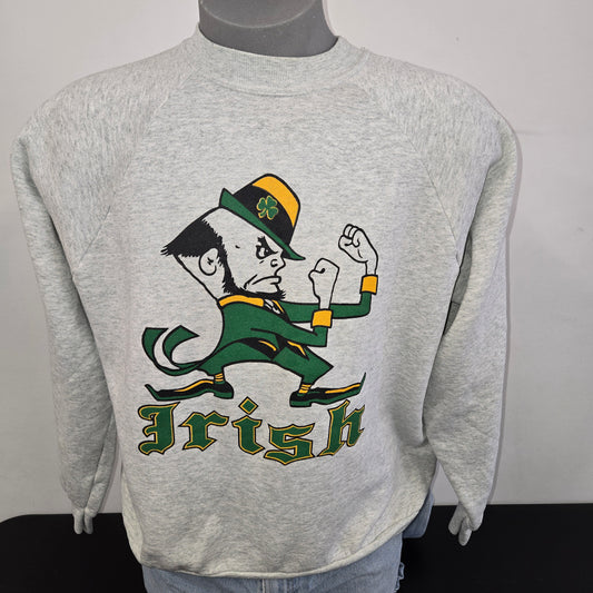 Vintage 1980s Notre Dame Raglan graphic Sweatshirt sz XL