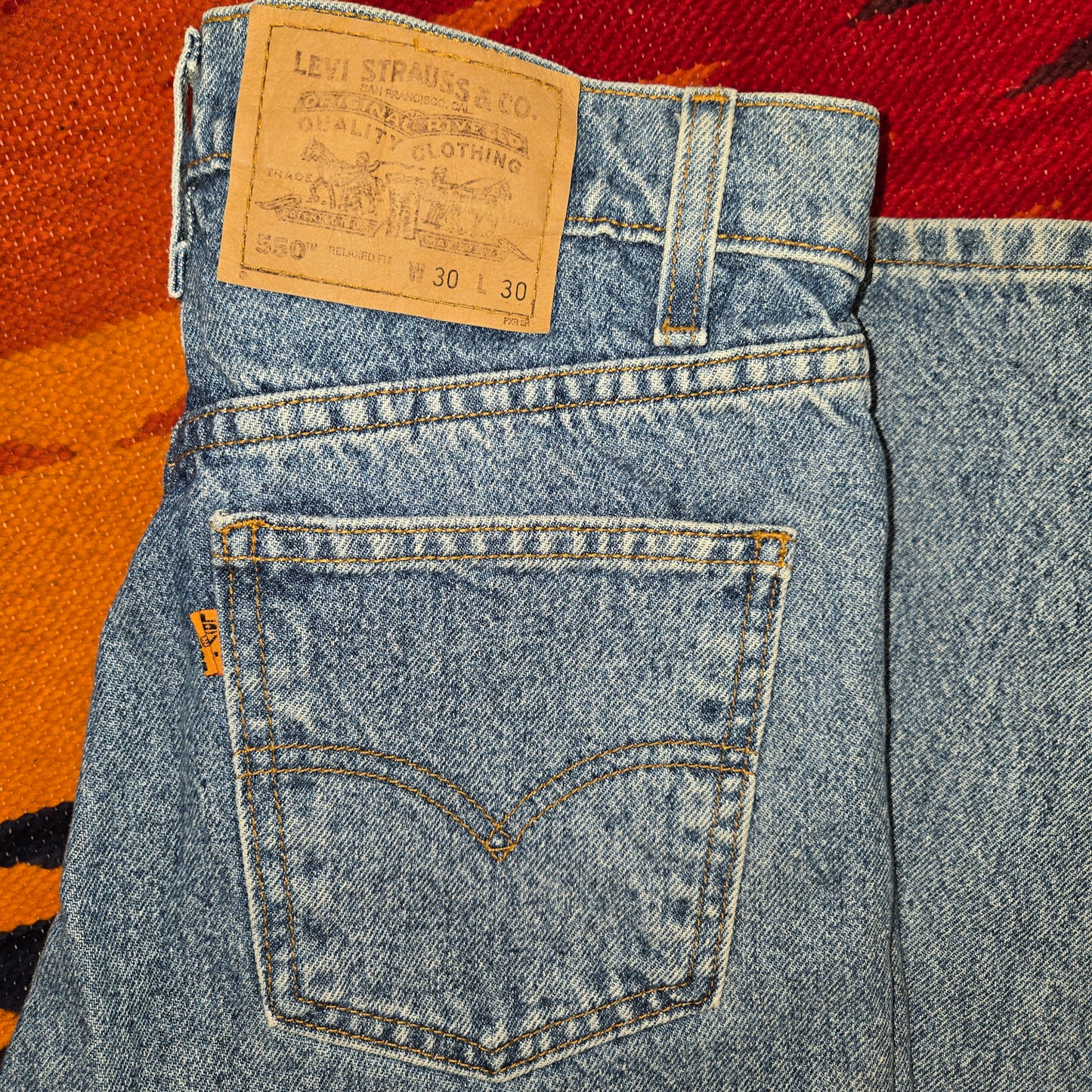 Vintage Levi's orange tab 550 relaxed jeans sz 30x30