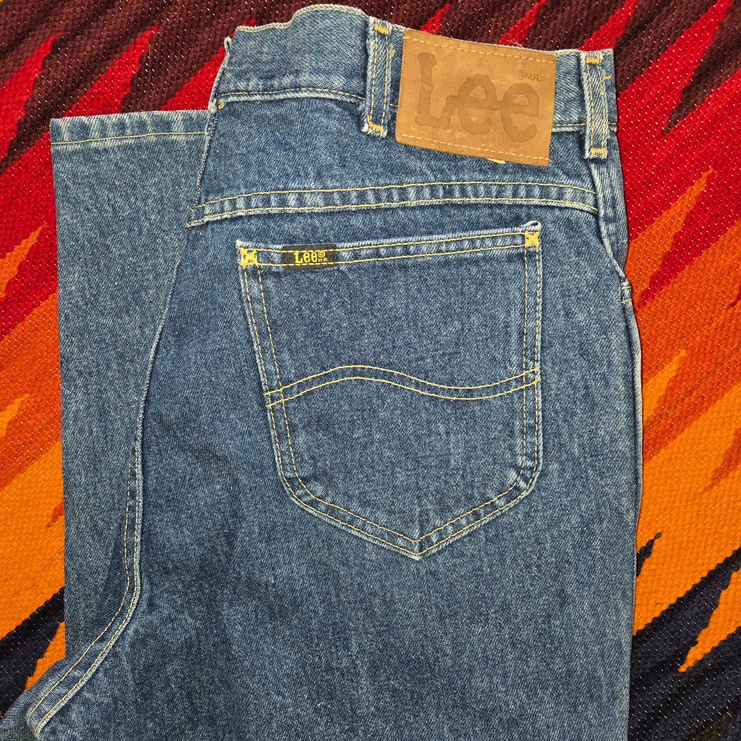 Vintage Lee Riders straight jeans sz 36 made in usa