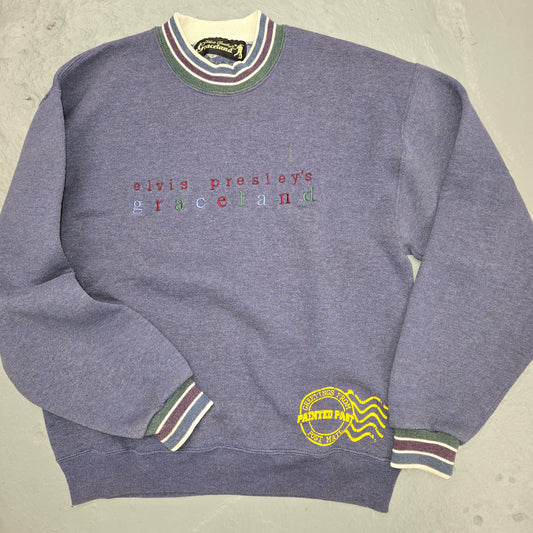 Greetings From Painted Past Destination Wear Elvis Presley Graceland Sweatshirts