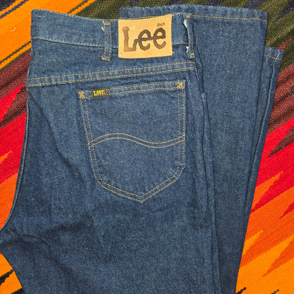 Vintage Lee Riders dark straight jeans sz 36