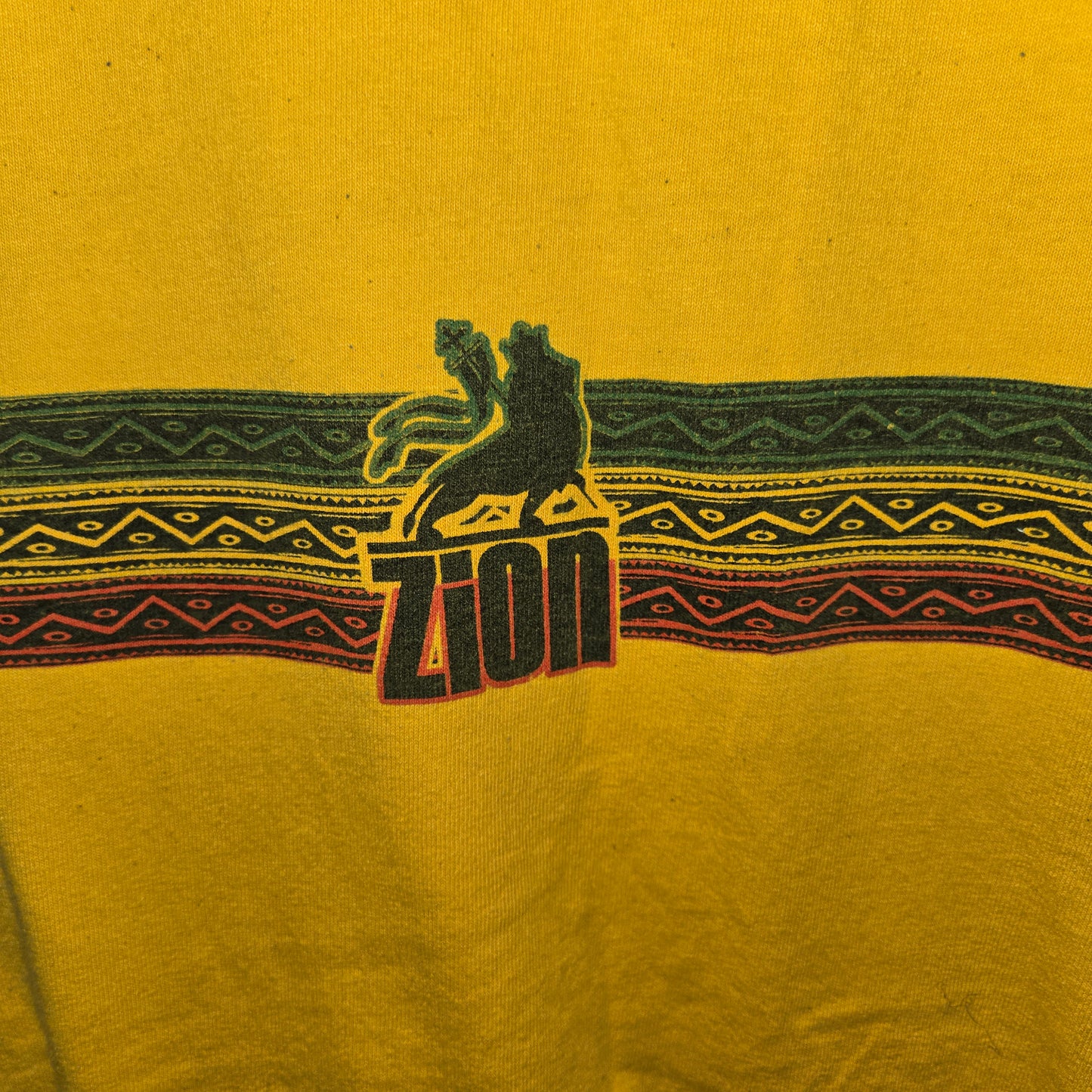 Vintage zion Bob Marley Jammin soccer rock band T-shirt sz XXL