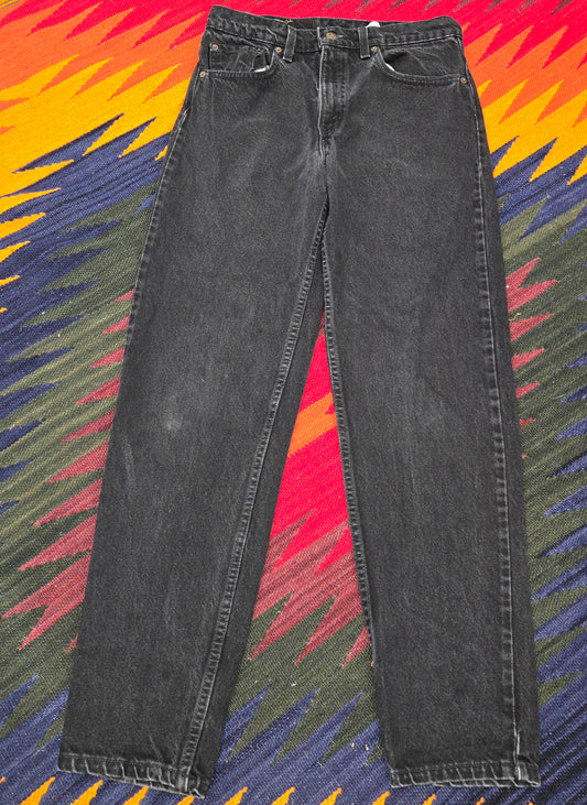 Vintage 1994 Levi's red tab Faded black 550 relaxed jeans sz 32x32 made in usa
