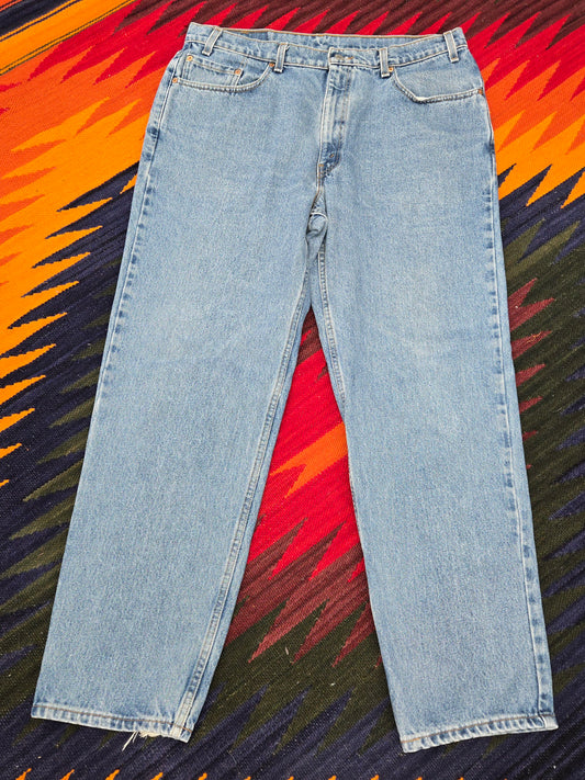 Vintage 1998 Levi's red tab 550 jeans sz 40x32 made in usa