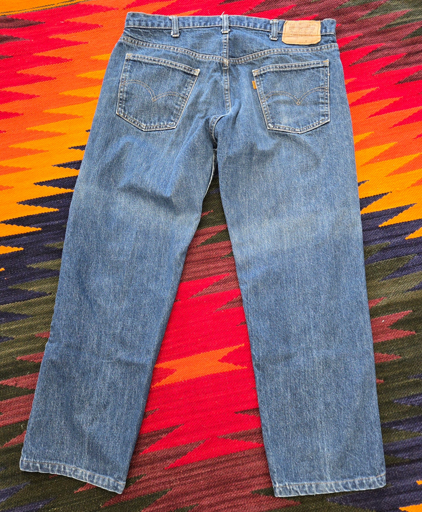 Vintage 1980 Levi's orange tab 505-0217 jeans sz 38 made in usa