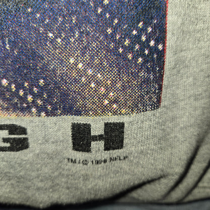 Vintage 1998 Lee Pittsburgh Steelers helmut logo gray Sweatshirt sz XL